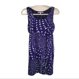 Collective Concepts Geo Print Dress Blue Small